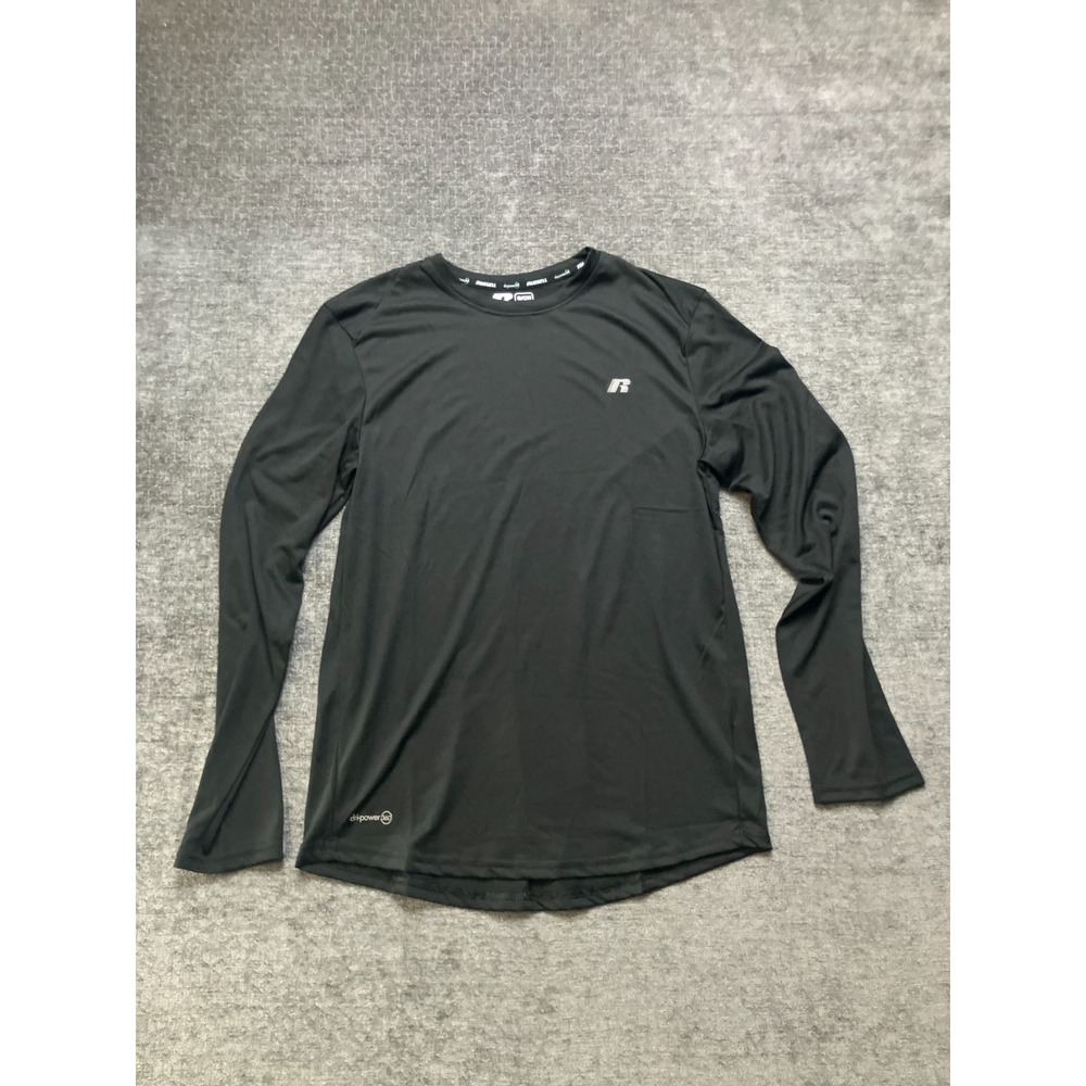 Russell Athletic Fresh Force Training Fit Shirt Womens Small Black Dri-Power 360